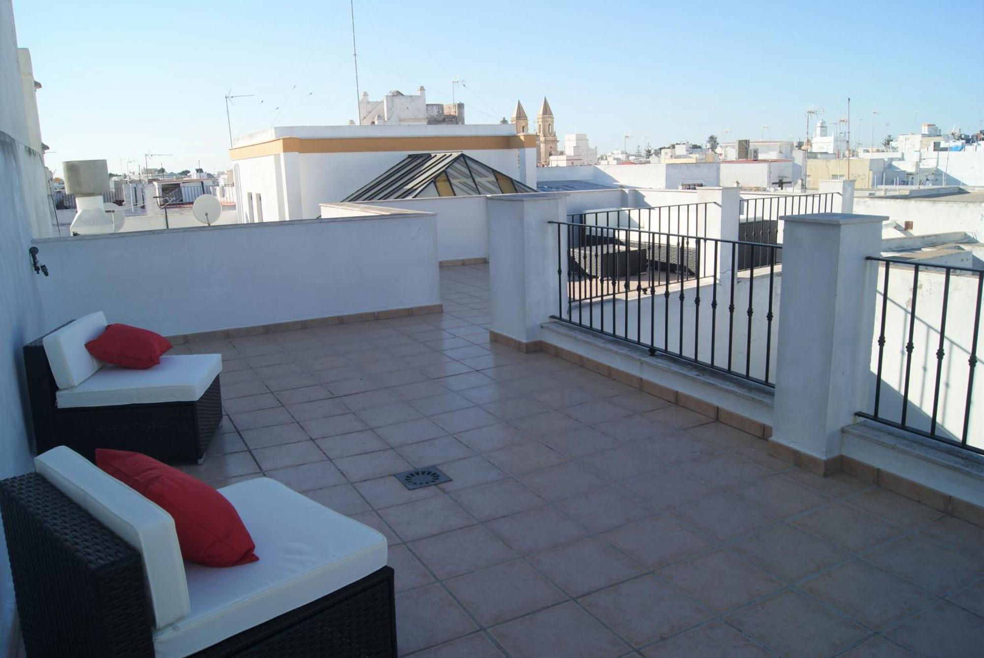 Cdz - Atico Tavira Two Private Terraces With Great Views Lägenhet Cádiz Exteriör bild